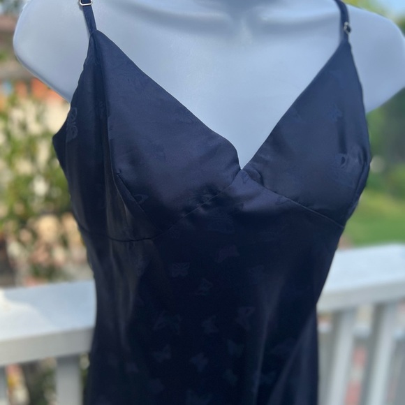 Heidi Klum Intimates Blue Spaghetti Strap Slip Dress - Picture 4 of 11